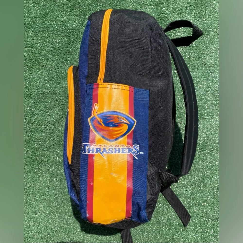 Rare Vintage Y2K Atlanta Thrashers NHL Hockey Team Colors Youth Backpack